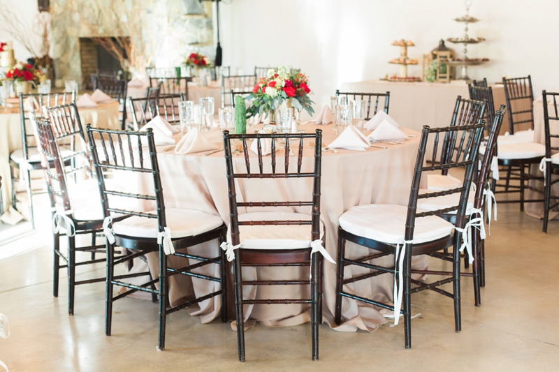 Rustic Elegant Red and Gold Wedding via TheELD.com