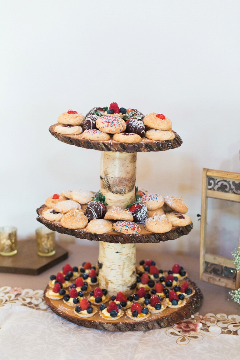 Rustic Elegant Red and Gold Wedding via TheELD.com