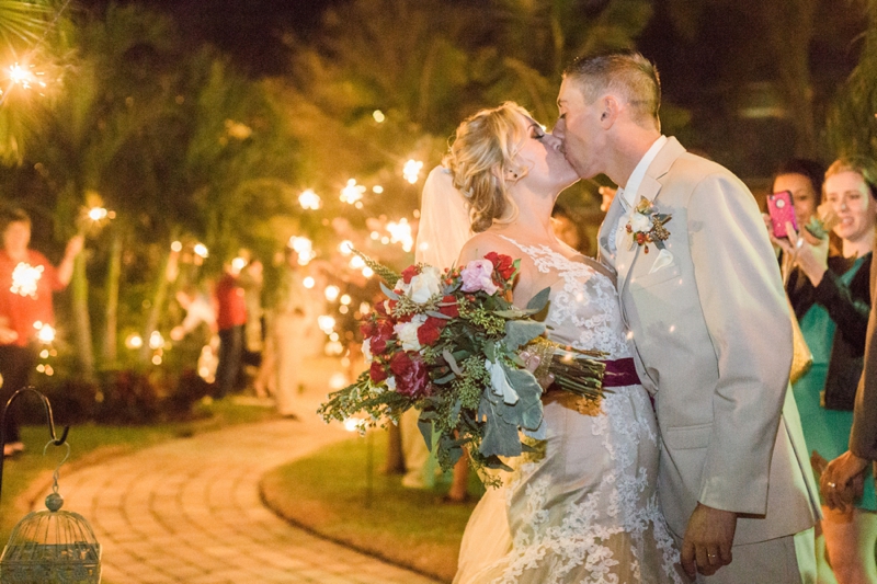 Rustic Elegant Red and Gold Wedding via TheELD.com