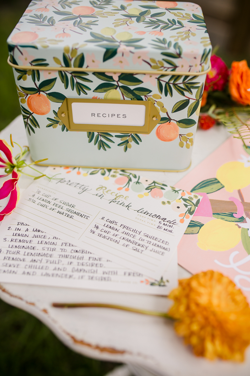 Botanical Bridal Shower Ideas via TheELD.com