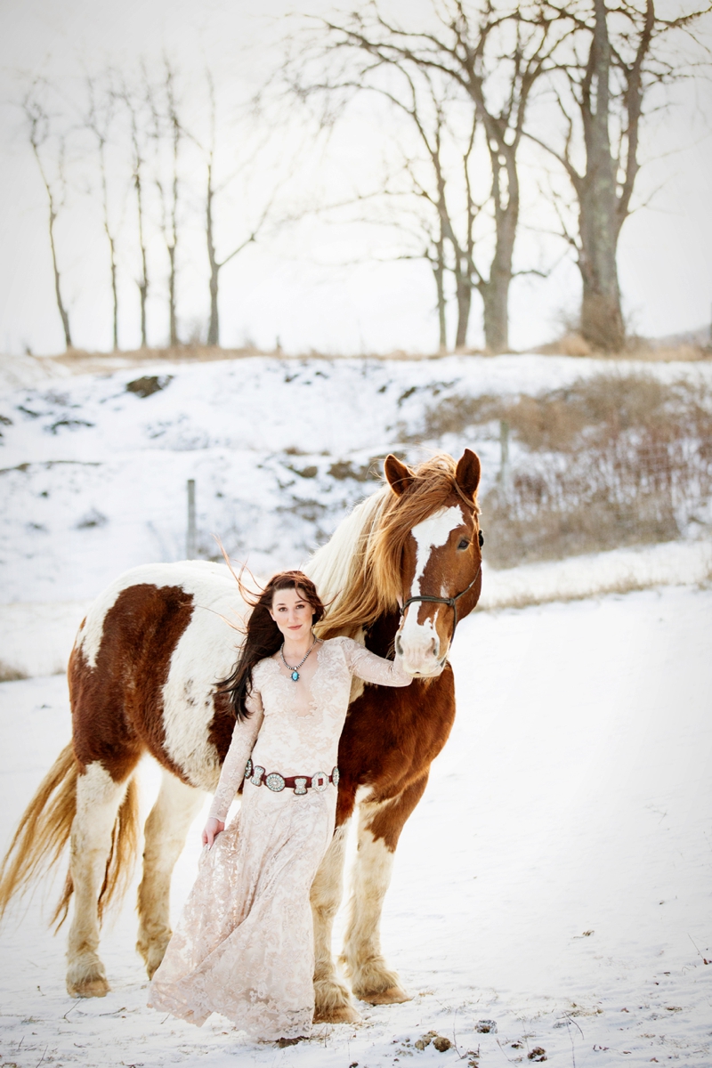 Rustic Elegant Winter Wedding Ideas via TheELD.com