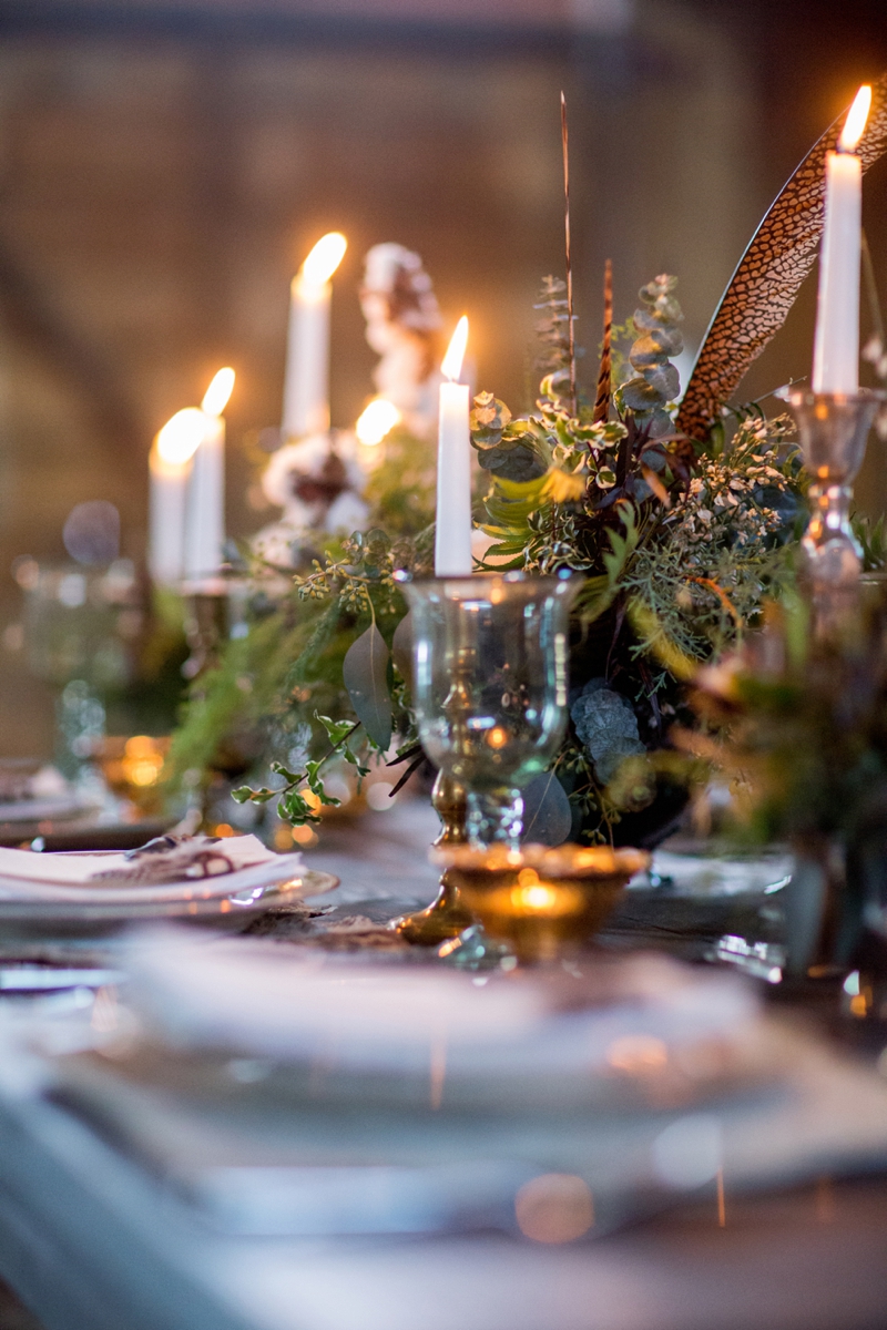 Rustic Elegant Winter Wedding Ideas via TheELD.com