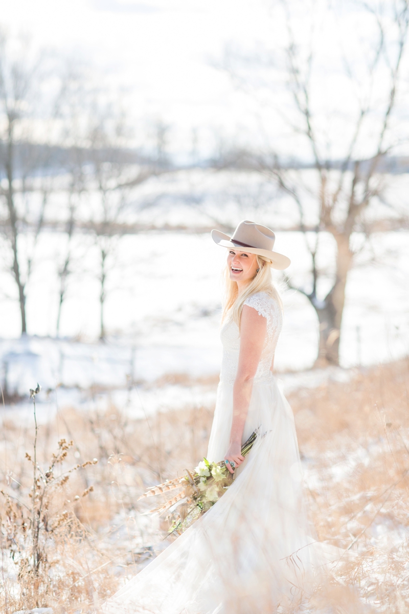 Rustic Elegant Winter Wedding Ideas via TheELD.com