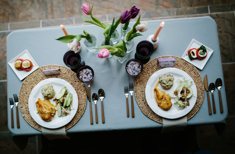 Valentines Day DIY Dinner Date via TheELD.com