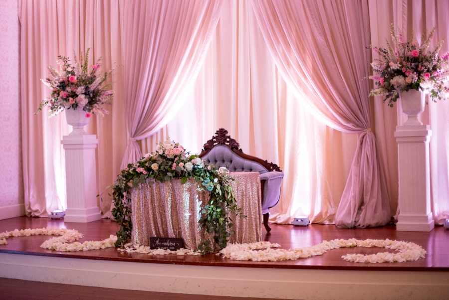 A Blush and Gold Lake Mary Wedding via TheELD.com