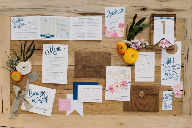 A Romantic Blush and Mint Wedding via TheELD.com