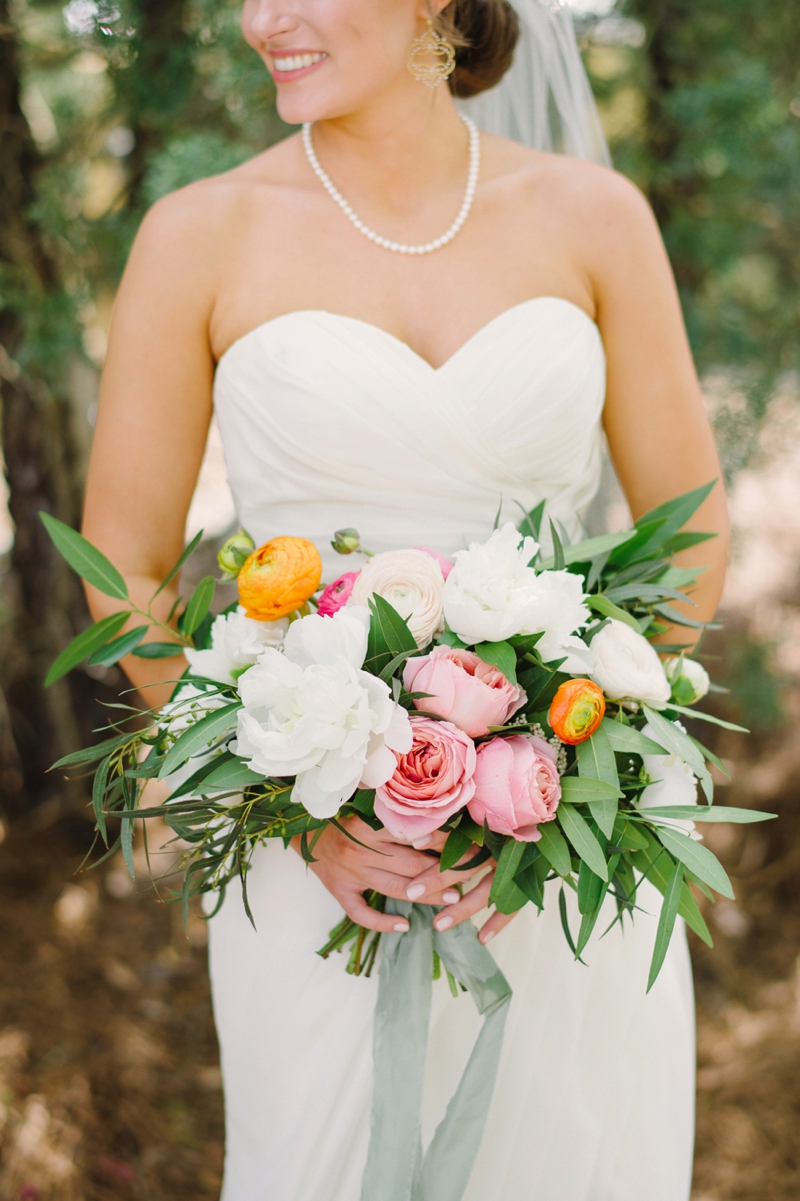 A Romantic Blush and Mint Wedding via TheELD.com