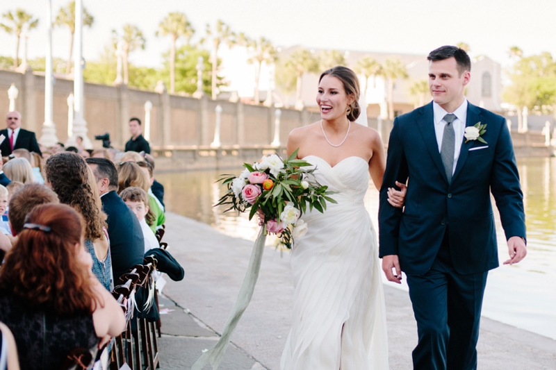 A Romantic Blush and Mint Wedding via TheELD.com