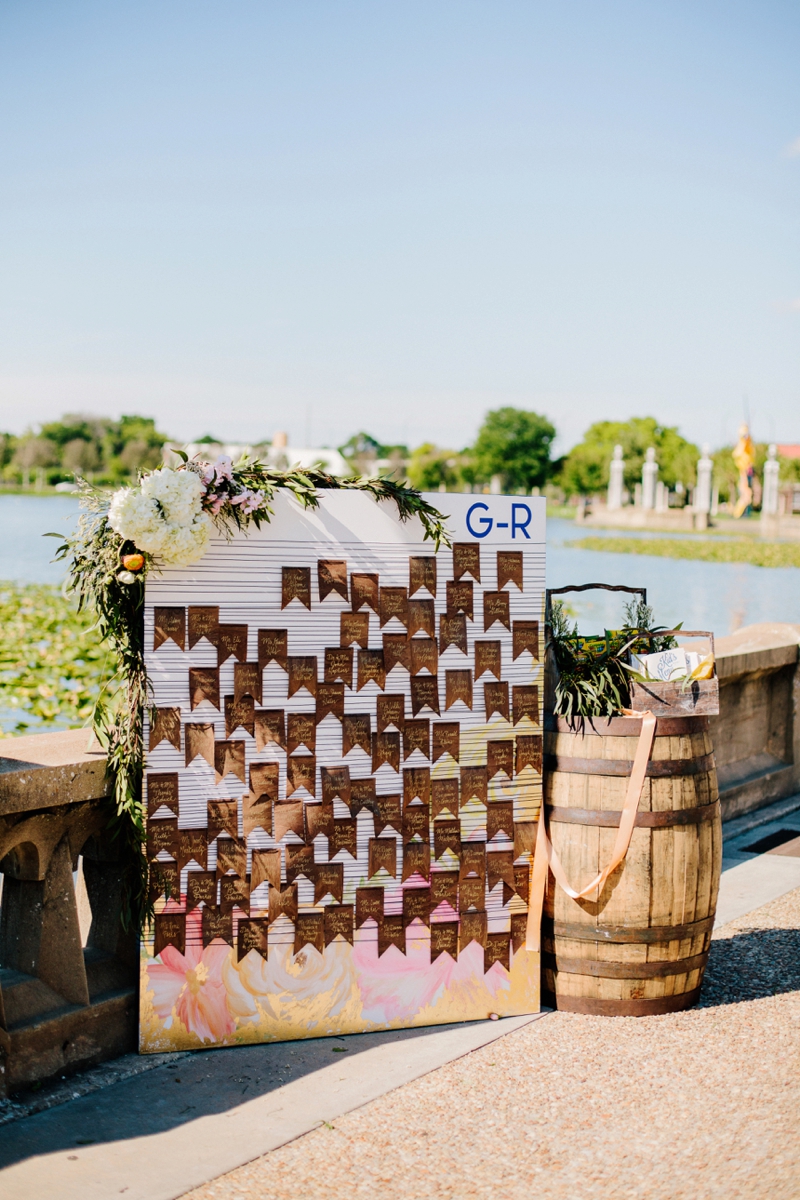 A Romantic Blush and Mint Wedding via TheELD.com