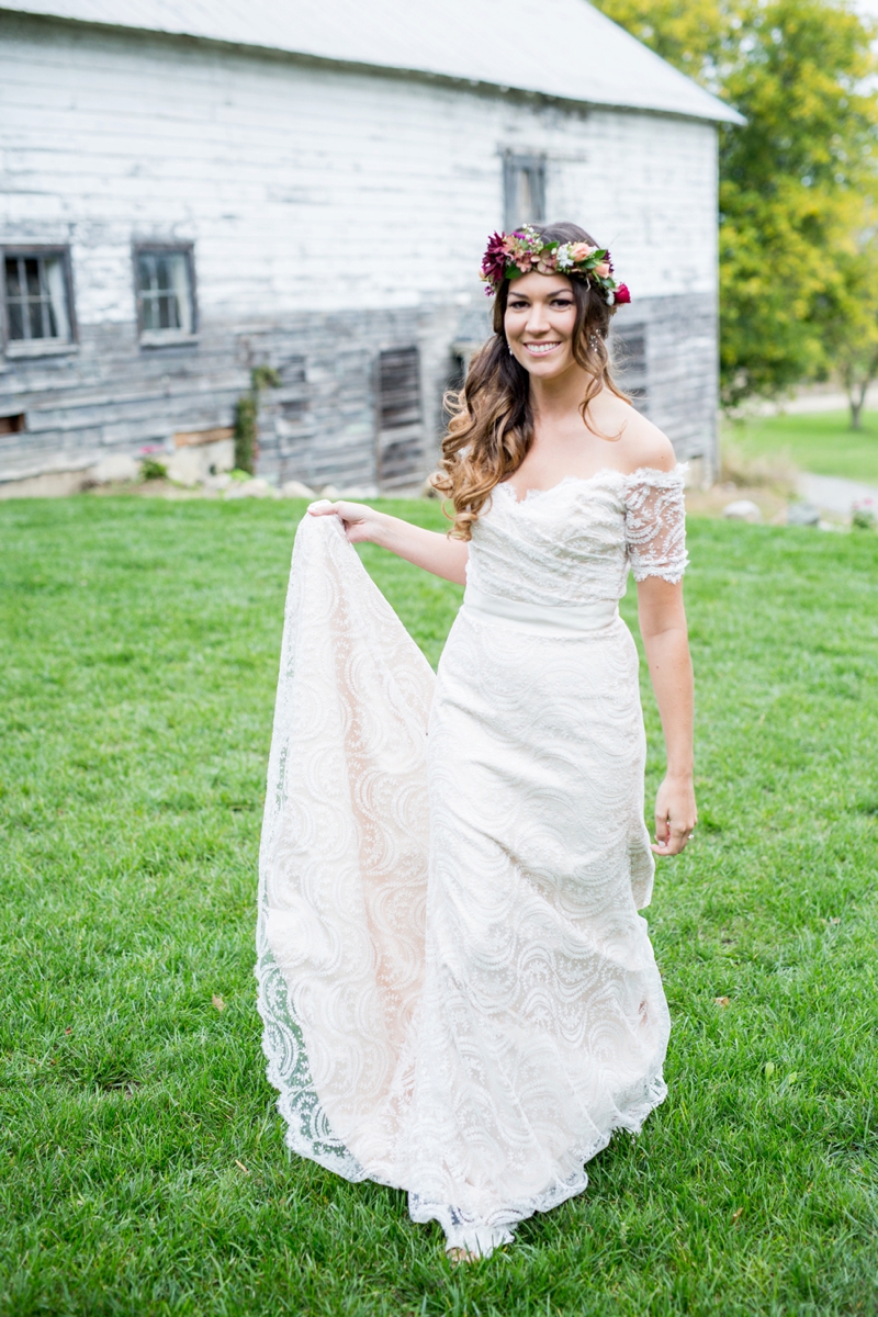 A Rustic Boho Wedding in New York via TheELD.com