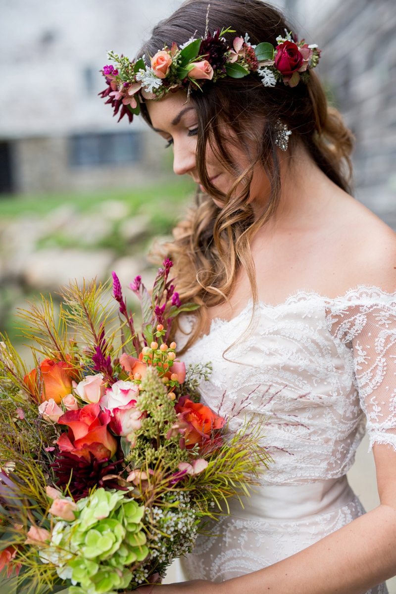 A Rustic Boho Wedding in New York via TheELD.com