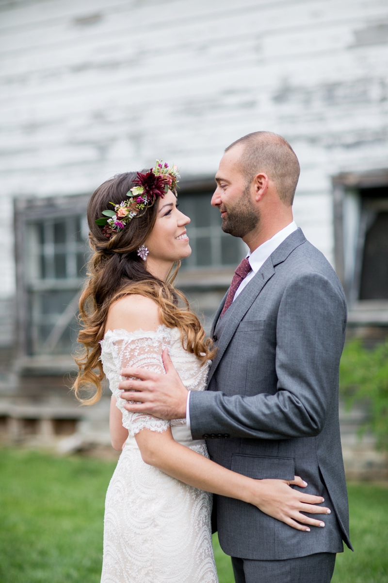 A Rustic Boho Wedding in New York via TheELD.com