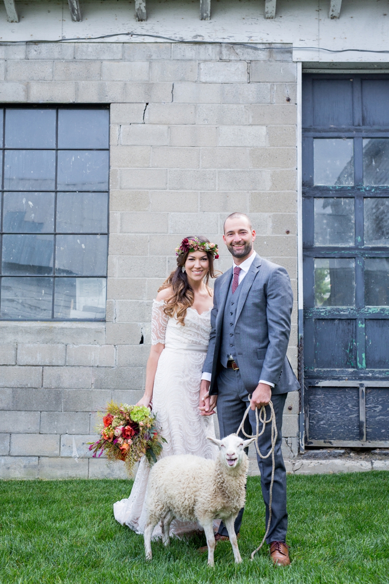 A Rustic Boho Wedding in New York via TheELD.com