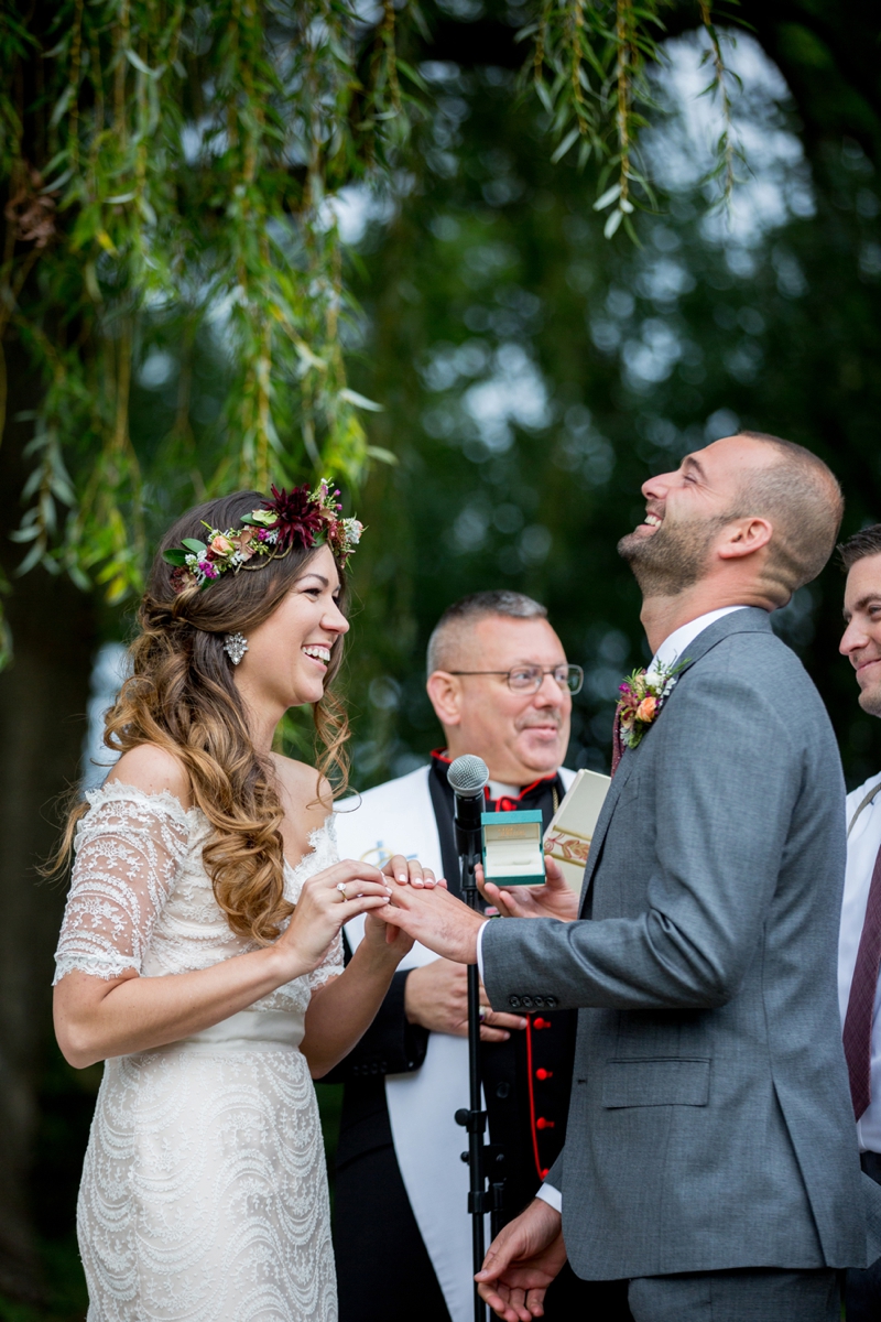 A Rustic Boho Wedding in New York via TheELD.com