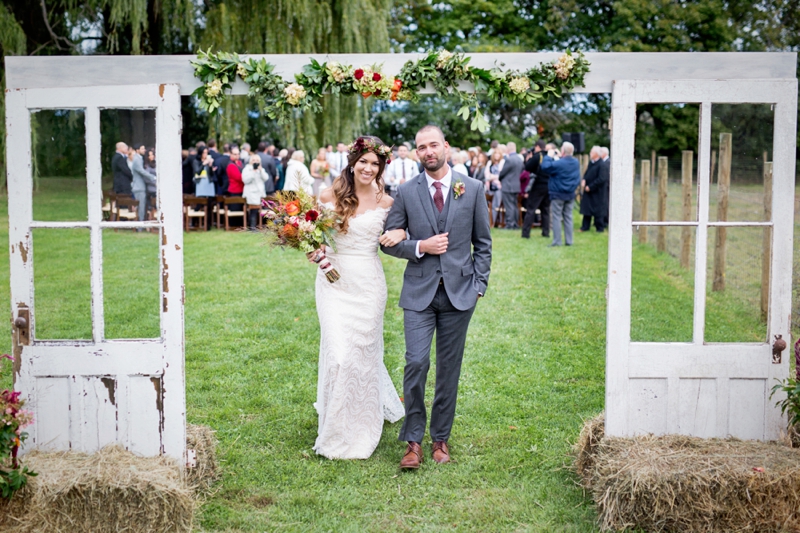 A Rustic Boho Wedding in New York via TheELD.com