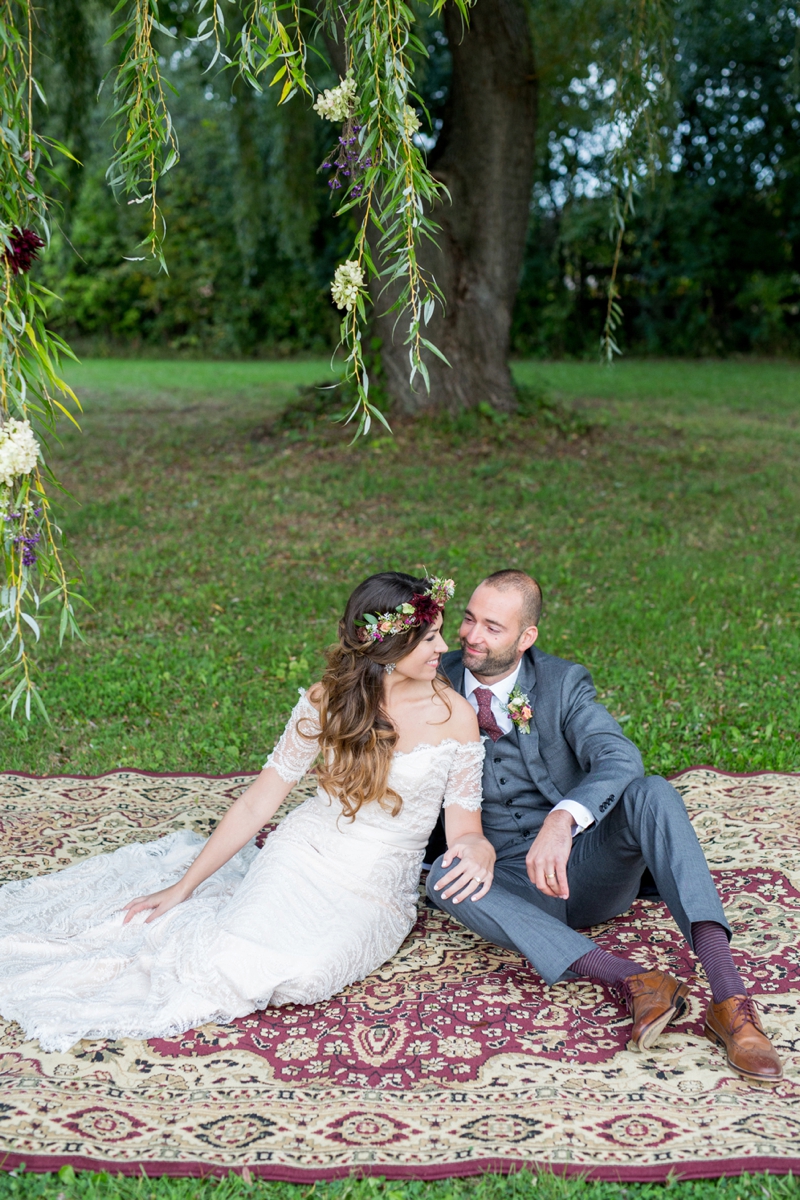 A Rustic Boho Wedding in New York via TheELD.com