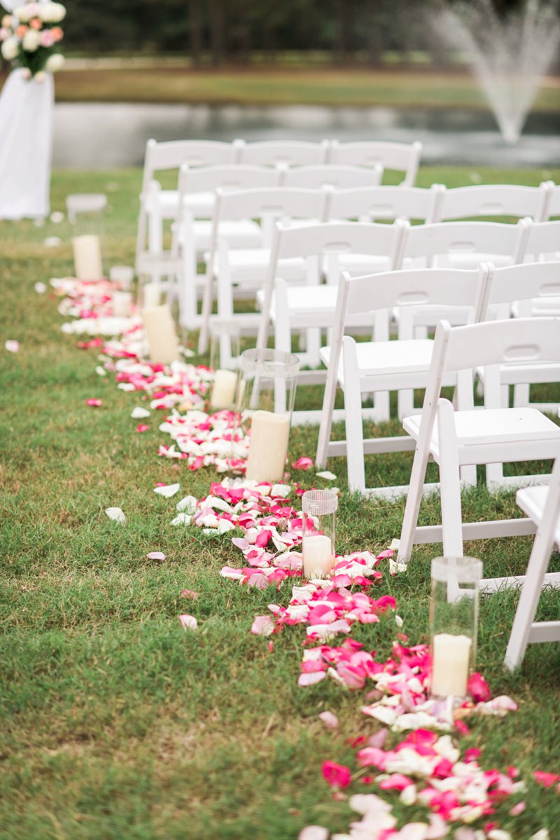 An Elegant Blush Backyard Wedding via TheELD.com