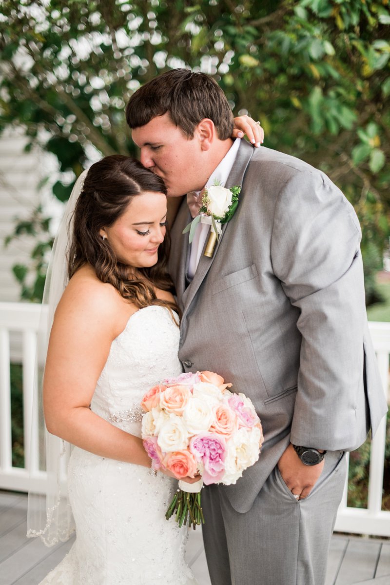 An Elegant Blush Backyard Wedding via TheELD.com