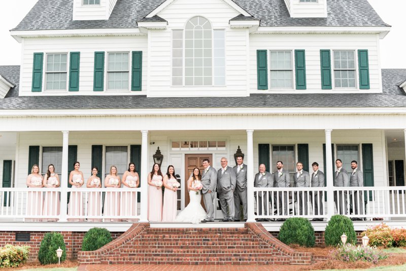 An Elegant Blush Backyard Wedding via TheELD.com