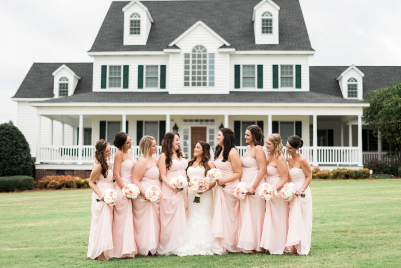 An Elegant Blush Backyard Wedding via TheELD.com