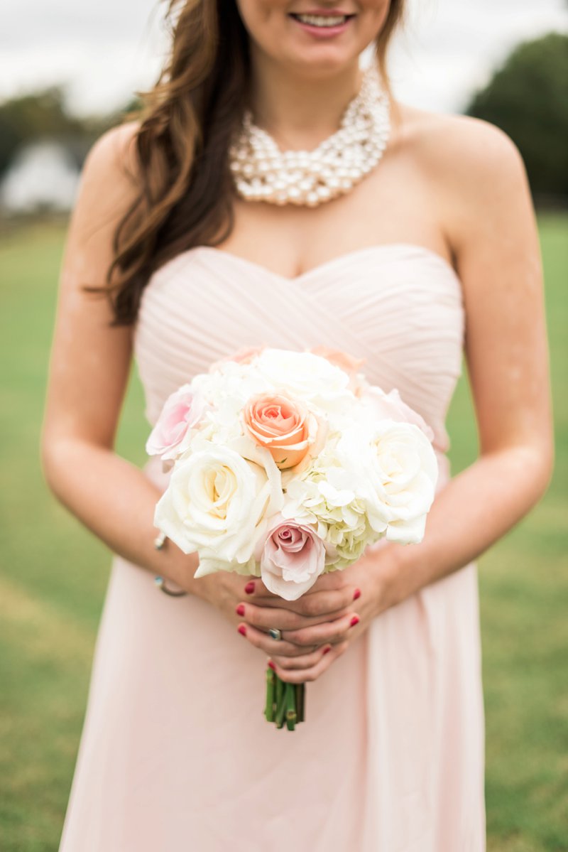 An Elegant Blush Backyard Wedding via TheELD.com