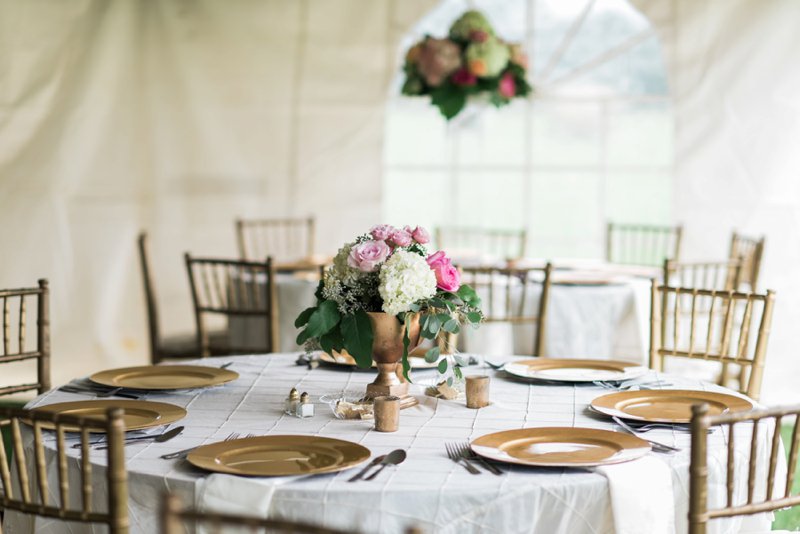 An Elegant Blush Backyard Wedding via TheELD.com