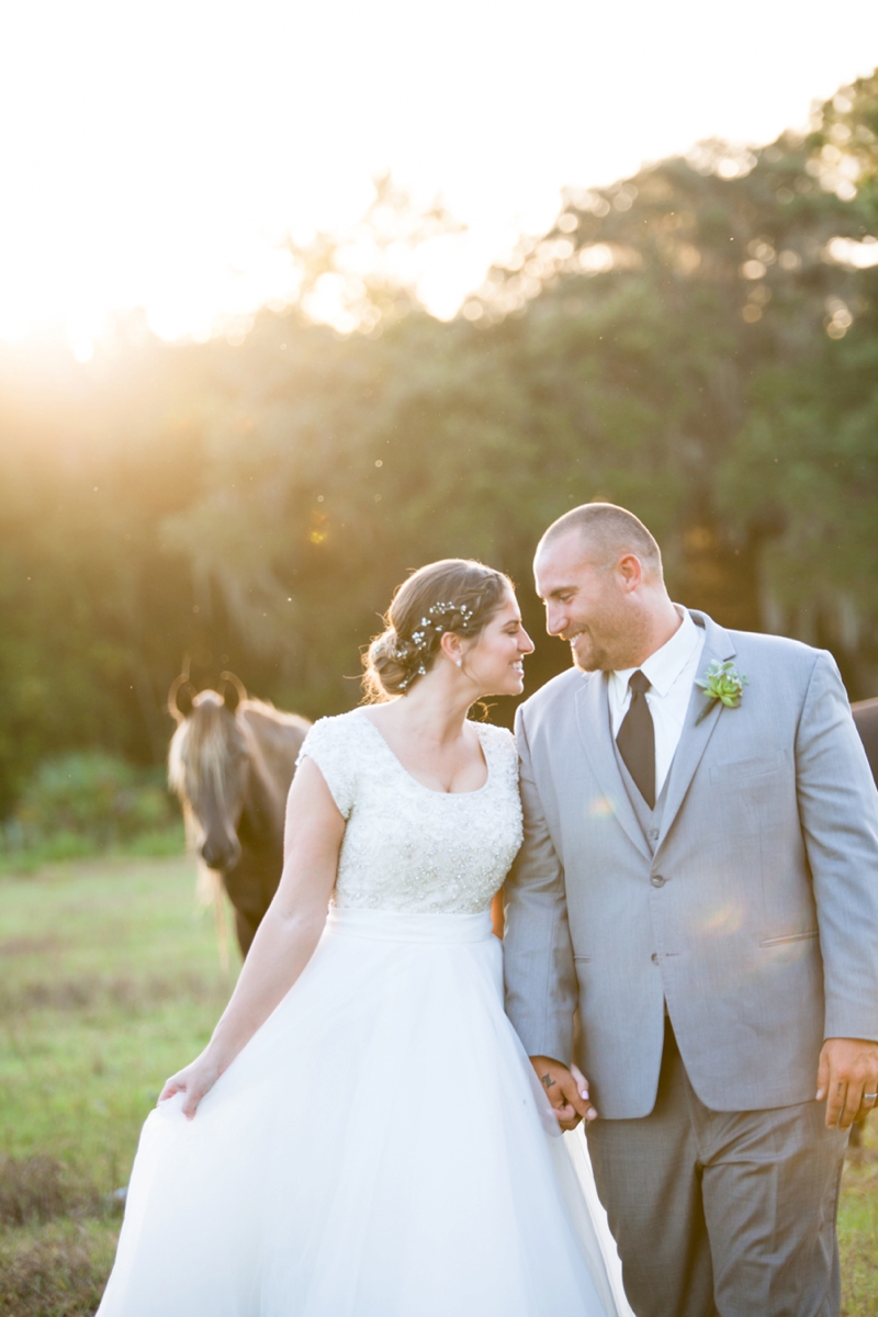 Florida Rustic Glam Wedding via TheELD.com