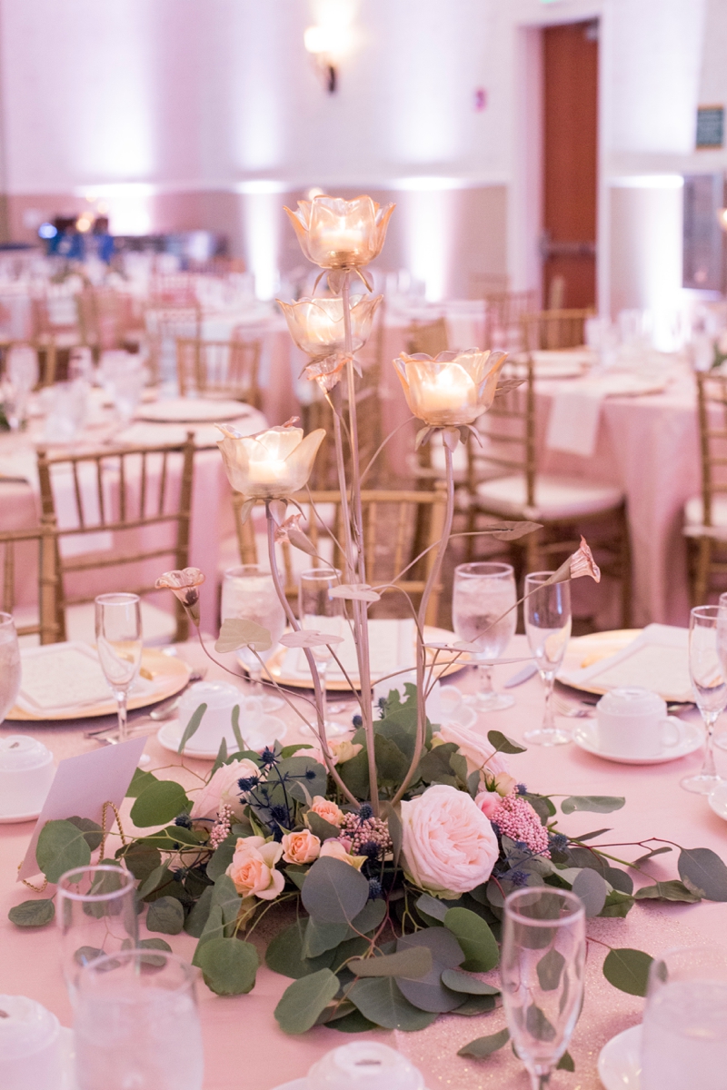 A Blush and Gold Lake Mary Wedding via TheELD.com