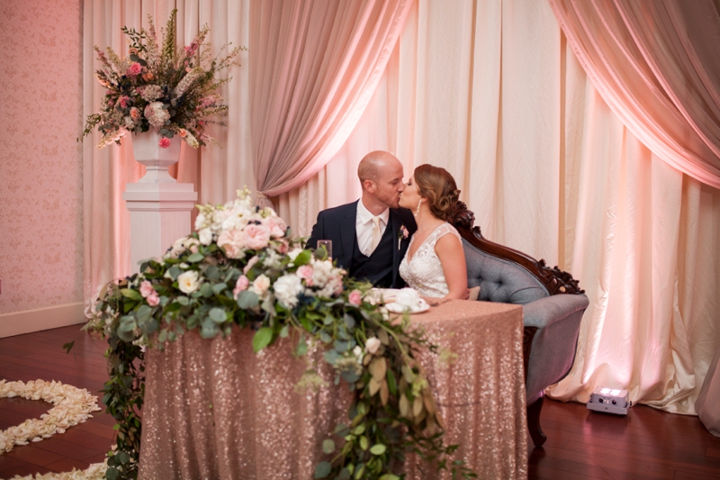 A Blush and Gold Lake Mary Wedding via TheELD.com