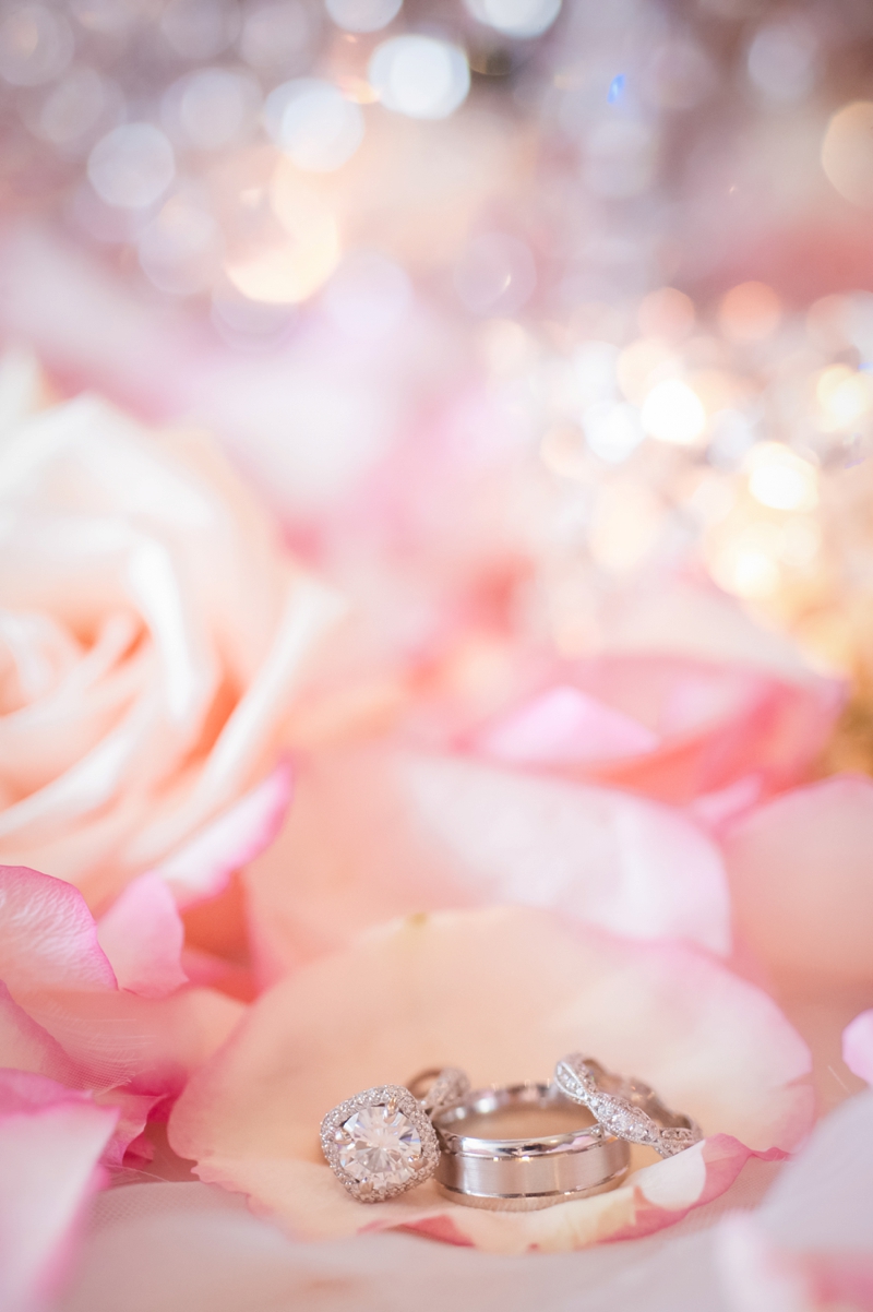 Glamorous Pink & White California Wedding via TheELD.com