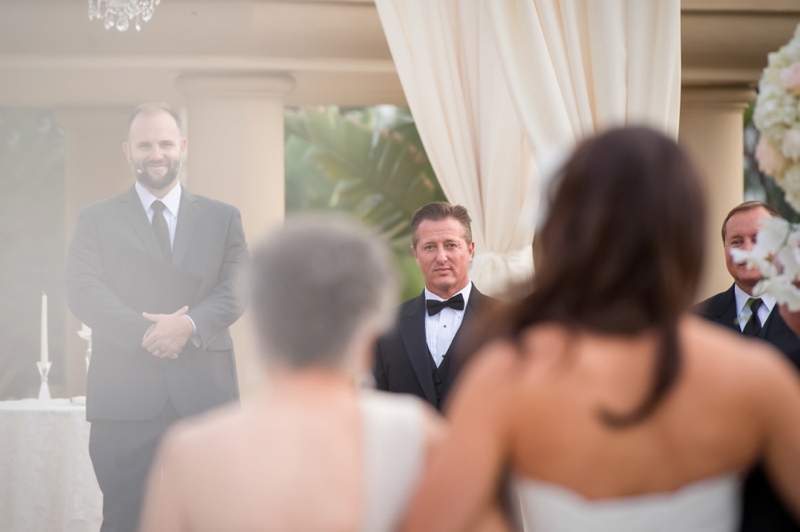 Glamorous Pink & White California Wedding via TheELD.com