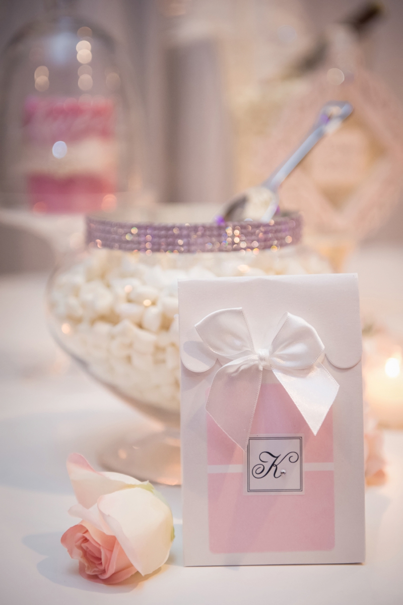 Glamorous Pink & White California Wedding via TheELD.com