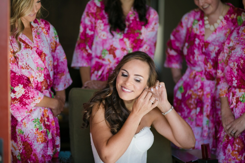 Chic Blush, Red & Gray Washington Wedding via TheELD.com