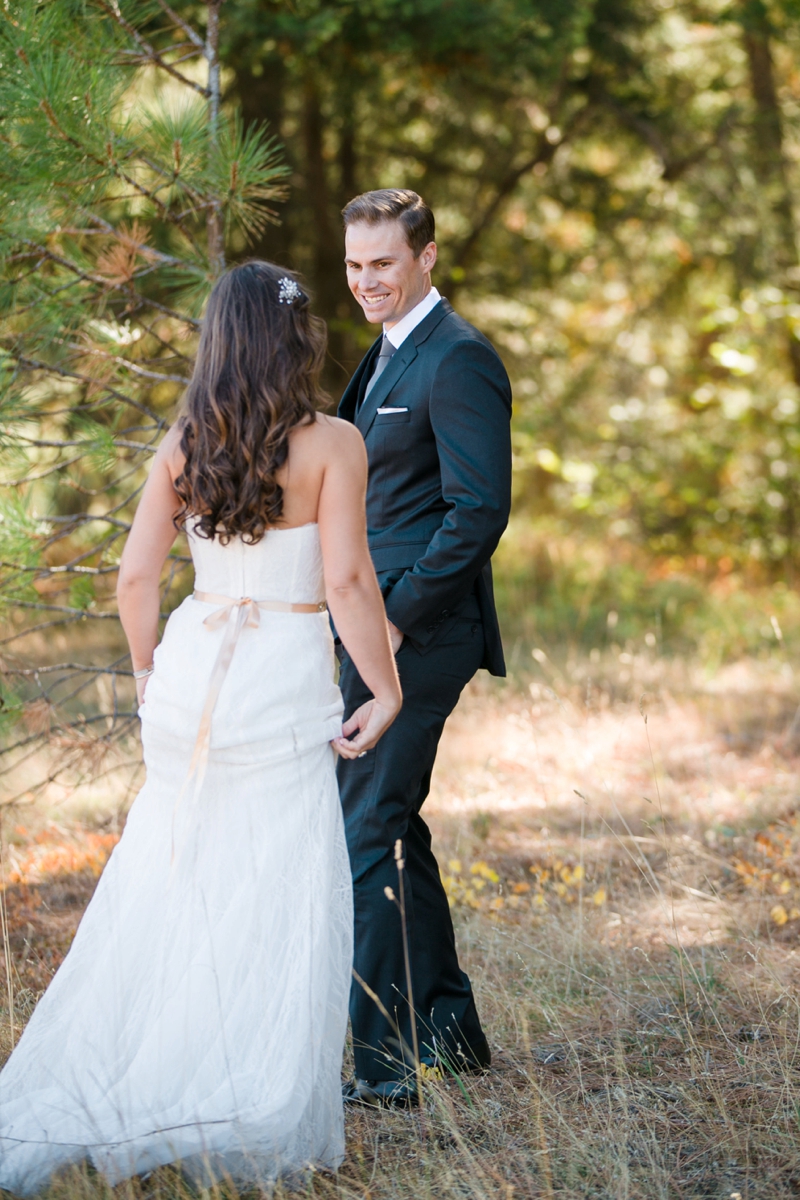 Chic Blush, Red & Gray Washington Wedding via TheELD.com