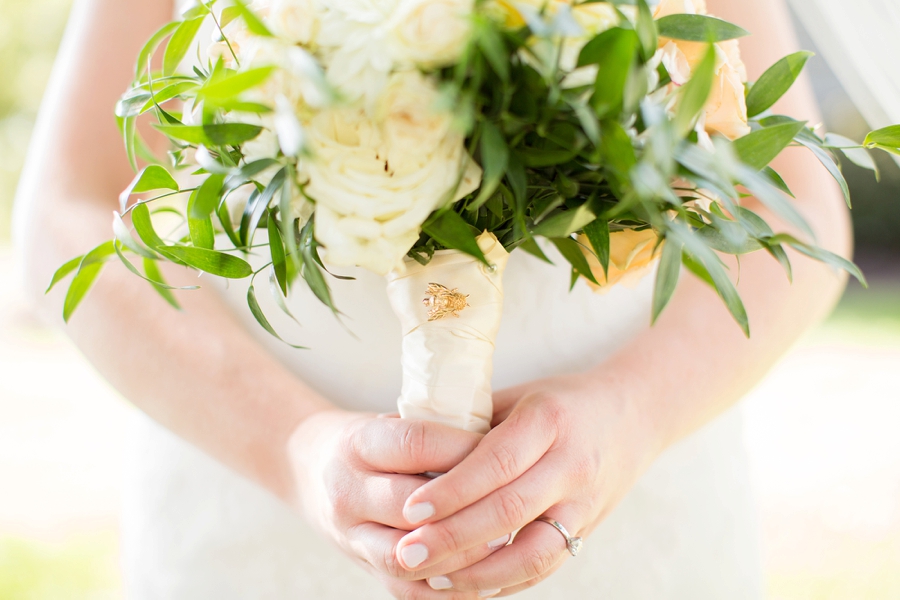 A Classic Navy and Yellow Maryland Wedding via TheELD.com