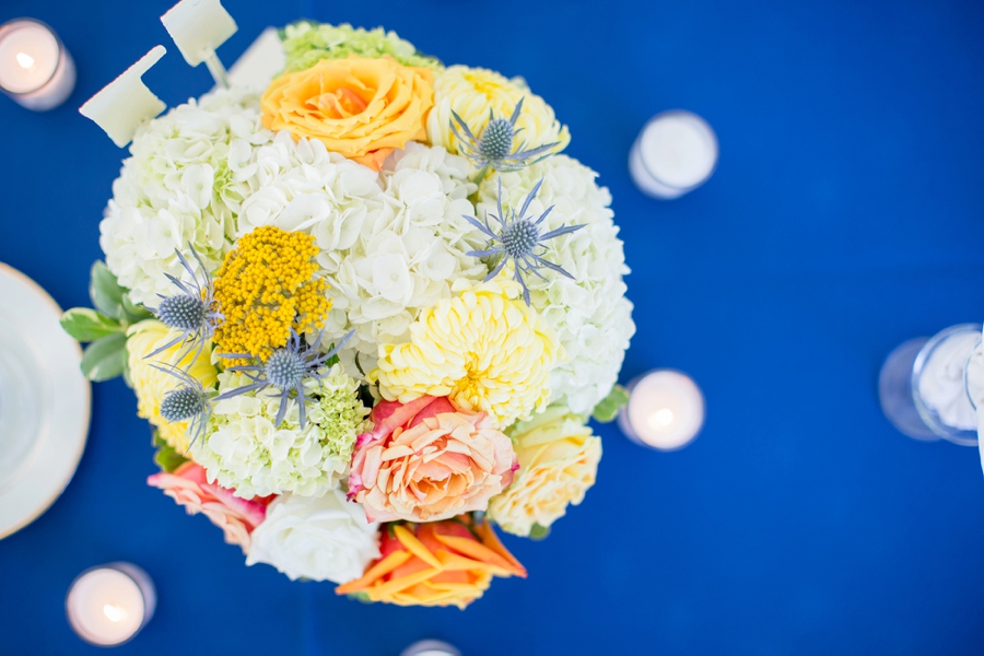 A Classic Navy and Yellow Maryland Wedding via TheELD.com