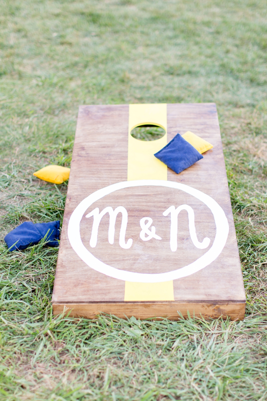 A Classic Navy and Yellow Maryland Wedding via TheELD.com