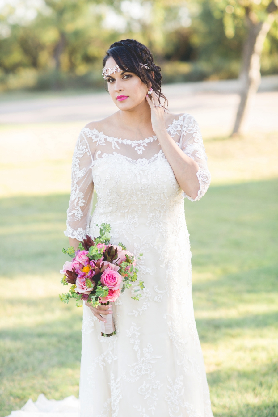 Pink Boho Wedding Ideas With a Southwest Flair via TheELD.com