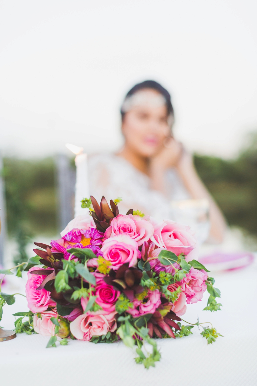 Pink Boho Wedding Ideas With a Southwest Flair via TheELD.com