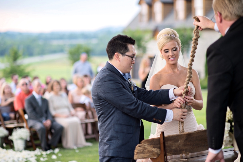 Romantic Blush and Blue Nashville Wedding via TheELD.com