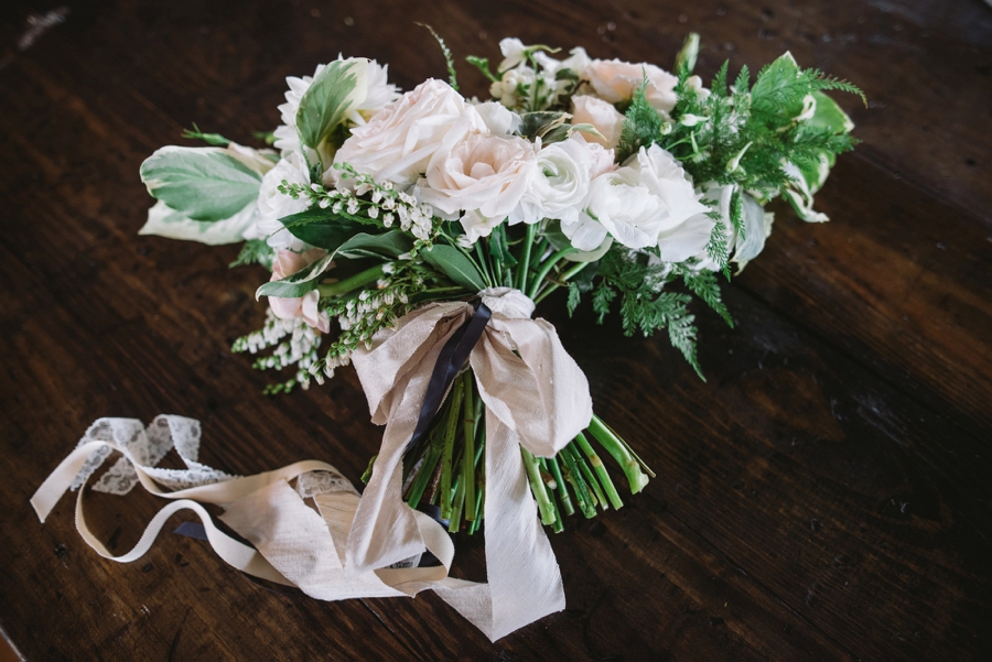 Romantic Lakeside Navy and Blush Wedding via TheELD.com