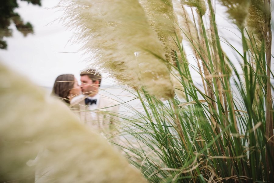 Romantic Lakeside Navy and Blush Wedding via TheELD.com