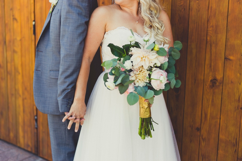 Eclectic Blush & Mint California Wedding via TheELD.com