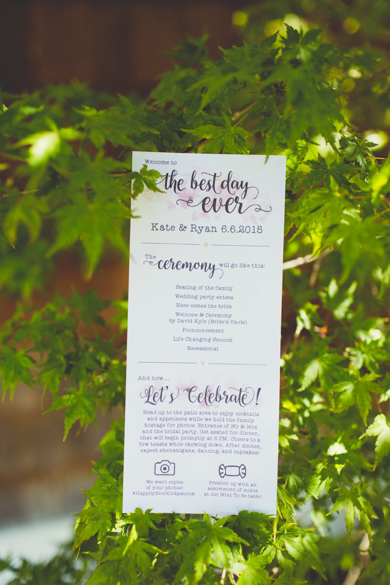 Eclectic Blush & Mint California Wedding via TheELD.com