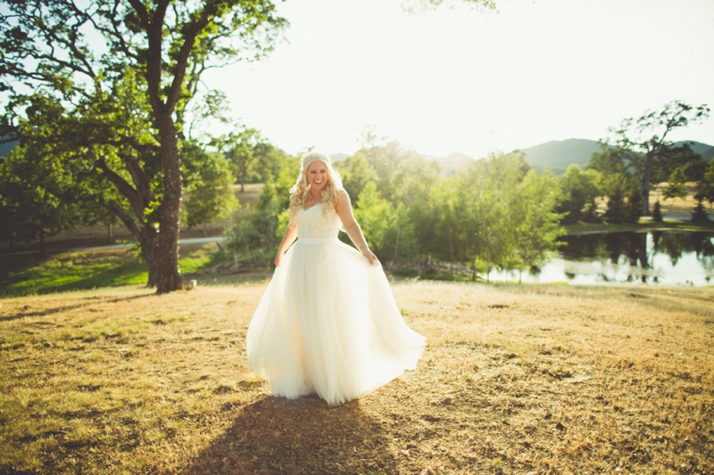 Eclectic Blush & Mint California Wedding via TheELD.com