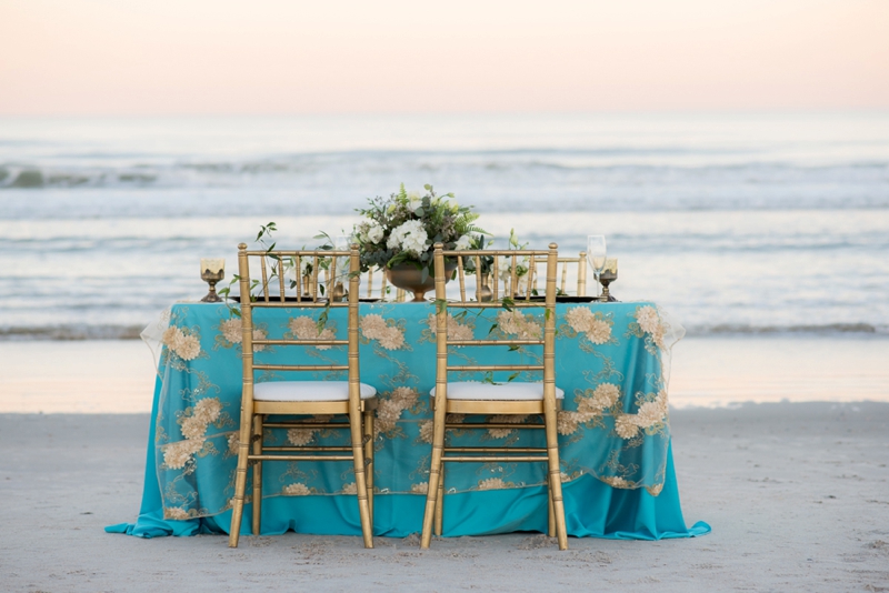 Turquoise Grecian Inspired Wedding Ideas via TheELD.com