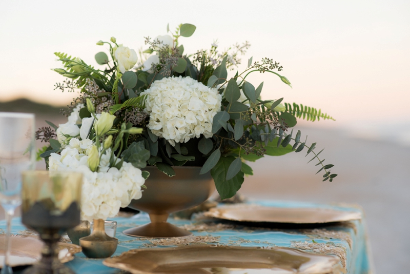 Turquoise Grecian Inspired Wedding Ideas via TheELD.com