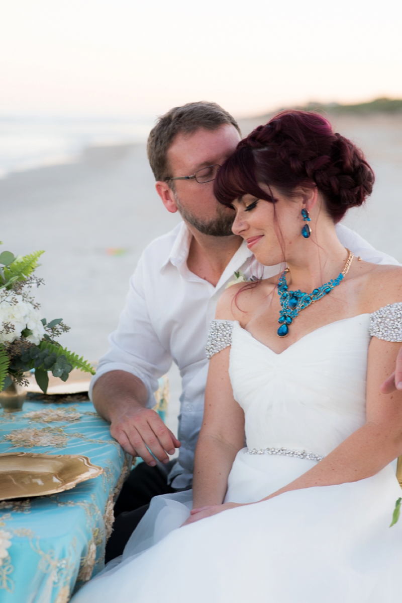 Turquoise Grecian Inspired Wedding Ideas via TheELD.com