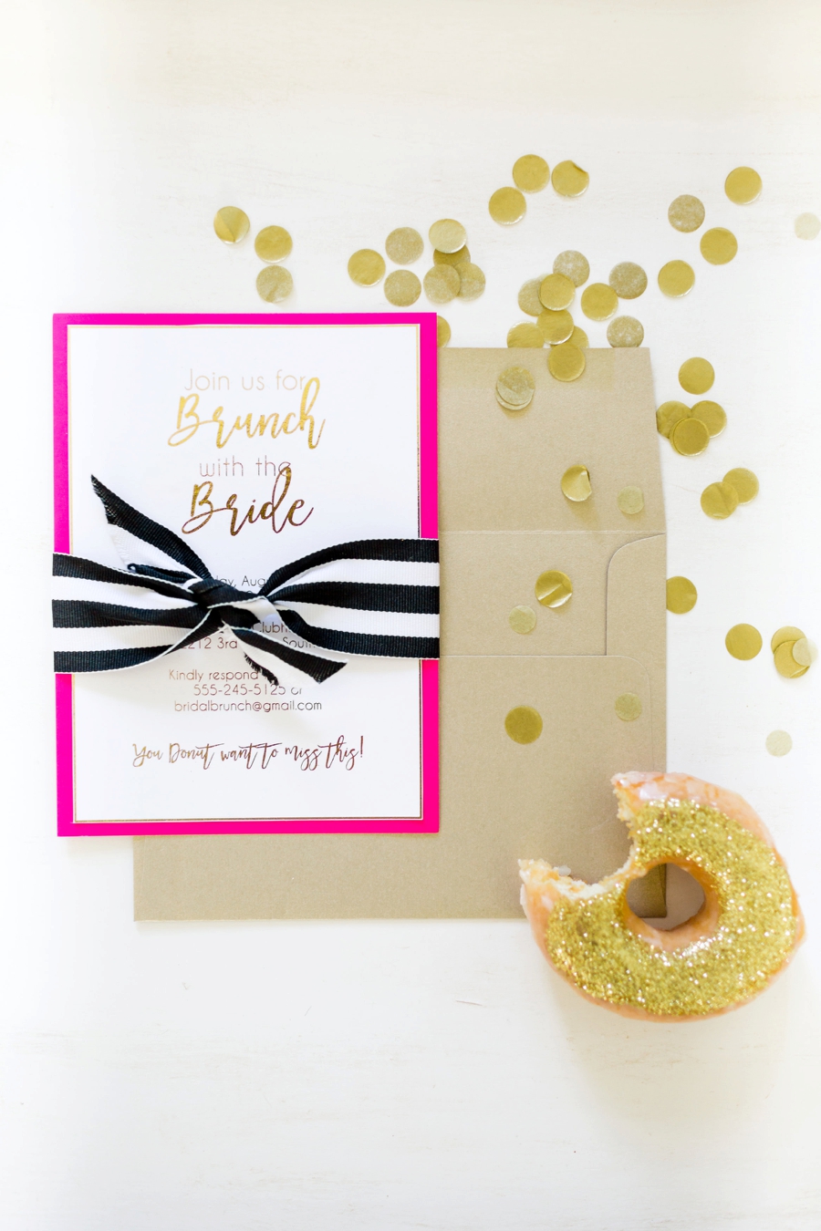 A Kate Spade Inspired Donut Bridesmaid Brunch via TheELD.com