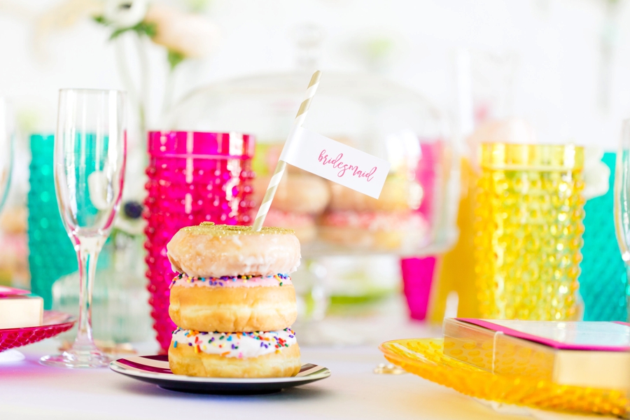 A Kate Spade Inspired Donut Bridesmaid Brunch via TheELD.com